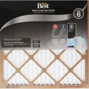 Do it Best 16 In. x 16 In. x 1 In. Dust & Lint MERV 6 Furnace Filter Pack of 12