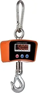 [JAJAJ] Industrial Digital Crane Scale 500kg/1102lbs Digital LED Hanging Scale, Portable Heavy Duty Crane Scale, 1500mAh Rechargeable Industrial Hook Scales for Farm,Livestock,Factory,Construction