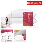 Cooling Breathable 1200 Thread Count King Size Pillowcases in White - Set of 2