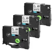 3PK TZe-S231 Label Extra Adhesive Label Maker Tape For Brother TZE S231 P-Touch