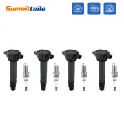 Set(4) Ignition Coils & Spark Plug For 07-17 Jeep Compass Patriot Dodge Caliber (for: Jeep)