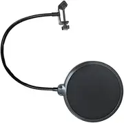 GLSTOY 1pc Microphone Pop Filter Cover for Recording Mic Windscreen Double-layer Filter and Mic Shield