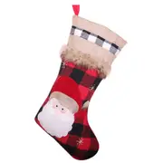 Christmas Ornaments Stockings Big Xmas Stockings Plaid Home Decor With Snow Christmas Decorations For Home Navidad