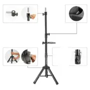 Wig Stand Tripod 55 Inch Metal Wig Mannequin Head Tripod Stand NO Tray