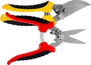 Parliky 2pcs Pruning Clippers Pruners Pruning Shears Gardening Scissor Outdoor Branch Shears Gardening Trimmer Branch Scissor Fruit Tree Trimmer Stainless Steel