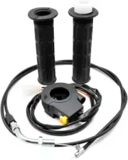 Mini Dirt Bike Twist Throttle Accelerator Handle Grips and 50" Cable Assembly wi