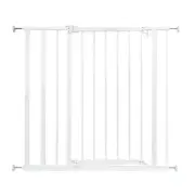 Ingenuity Ozzy & Kazoo 36” Tall Walk Through Dog Gate For Doorway or Stairway