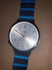 New! Canton and Hall 3H Daytripper watch - Silver Navy - nylon strap