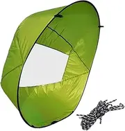 Foldable Downwind Wind Paddle Popup Board forCanoe Sail Accessories/258 (Color : Green)