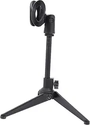 MUELODSIC 1pc Microphone Stand Tripod Holder Mic Bracket for Streaming Recording and Live Performance Musicians and Podcasters