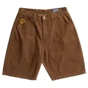 Spitfire Wheels Bighead Brown Denim Shorts