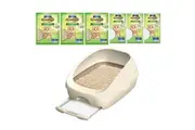 Ezi Lockodour Dual Layer Odour Control Cat Litter System Bundle Kit