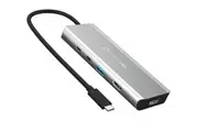 J5create JCD401 USB4 Dual Display 4K Multi-Port Docking Hub - Featuring Intel USB4 Controller (USB-C to DP, HDMI, USB-C Display, USB-C 85w PD P/T)