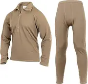 [ROTHCO] ECWCS Gen III Mid-Weight Underwear Top & Bottom Set (Level II) | Warm Base Layer | Thermal Underwear Set