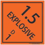 Class 1 - Explosive 1.5 | Hazchem Signs