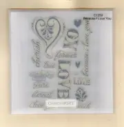 CLOSE TO MY HEART RETIRED NEW / UNUSED SET ~ BECAUSE I LOVE YOU ~ C1259