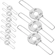 HEALSOPTHY 10Pcs Lamp Shade Adapter Spring Clips for Projects Secure Lampshade Fixators for Pendant Fixtures Easy Installation for Desk and Floor Lamps