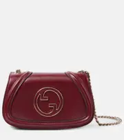 [Gucci] Gucci Blondie Mini leather shoulder bag One Size red
