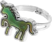 [VALICLUD] Unicorn Mood Ring for Girls Fashionable Thermochromic Ring Unique Design for Women