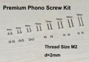 Fixing Screw Kit M2 Stainless Steel /Cartridge/Mounting for Thorens TP Headshell