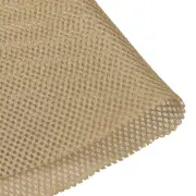 Speaker Grill Cloth 1x1.45M Polyester Fiber Stereo Mesh Fabric Light Khaki