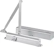 Sophia Medium/Heavy Duty Commercial Door Closer DK8000 Automatic Door Closer, Adjustable Size 1-6 Hydraulic Door Closer Hinge for Heavy Traffic Areas, Grade 1 - ADA Compliant & UL Listed, Silver