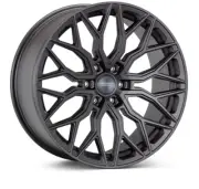 Vossen HF6-3 24x10 / 6x135 / ET25 / Deep Face / 87.1 - Brushed Gloss Black Wheel
