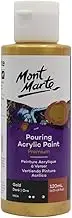 Mont Marte Pouring Acrylic Paint 120 ml, Gold