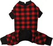 [FP20082 L] FASHION PET Buffalo Plaid PJ's L,1 Pack of 1 Piece