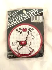 Vintage by Banar Design Easy Counted cross stitch “Rocking horse”