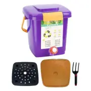 Kitchen Waste Compost Bucket Compost Bin Modern Multifunction Easy to Clean