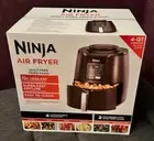 NEW Ninja 4 QT AIR FRYER roasts CRISPS dehydrates RE-HEATS less fat 105°F-400°F