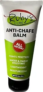 Ruby's Lube - All Natural Anti-Chafe Balm - 3 oz Tube plus Mini Tube