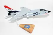 VMF-351 F-8K Crusader,Vought F-8 Crusader,18",Mahogany Scale Model