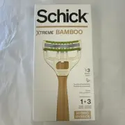 Schick Xtreme Bamboo Men’s Razor 1 Handle + 3 Cartridges