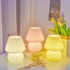 Mushroom Glass Table Lamp Night Lamp Bedroom Bedside Table Lamp Study Light