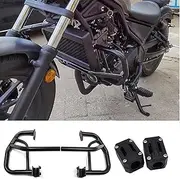 Midimttop Motorcycle Crash Bar Engine Guard Frame Protection Bumper Protector for Honda Rebel CMX 500 Rebel 500 2017 2018 2019 2020 2021 2022 2023 2024