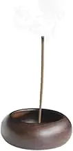 1pc Small Minimalist Style Wooden Incense Stick Holder, Portable, Suitable for Home, Office, Hotel Decoration