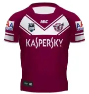 NRL Manly Sea Eagles Jersey Kids Home Size 14 Rugby League Warringah Child