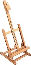 Wooden Tabletop Easel Display Stand for Drawing with Fine Polishing and Electroplating Hardware, Painting Easel Display, H Frame Easel Studio Artist