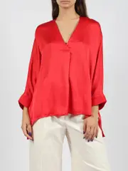[The Rose Ibiza] The Rose Ibiza-Blouse Rosso-Donna M