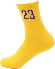 [HAMKVBPR] Cotton Socks Men's Sports Socks Basketball Socks Cotton Breathable Socks for Men and Women
