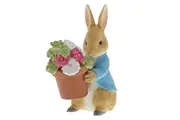 Beatrix Potter Peter Rabbit Miniature Figurine - Peter Rabbit Brings Flowers