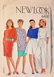 Vtg Simplicity Pattern 6430 Misses' Dress Shirt Pants & Shorts Sewing Project H