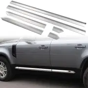 For Land Rover Defender 2020-2023 Car Door Side Cover Chrome Molding Strip Trim