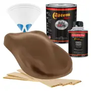 HOT ROD FLATZ Saddle Brown Firemist Quart Kit URETHANE Flat Auto Car Paint Kit
