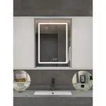 鏡櫃 衛生間隱藏式推拉門風水鏡儲接物透鏡箱感應洗手液抽紙單獨收納鏡面櫃