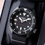 日本通路限定 現貨 SEIKO SBSA101 精工錶 機械錶 42MM 5號 黑面盤 帆布NATO錶帶 男錶女錶