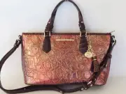 BRAHMIN Magnificent CRESCENDO GLOWING NEON MINI ASHER SHOULDER TOTE NWT