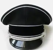 WW2 German Army Wehrmacht HEER Auxiliary Officers Crusher Visor Hat Cap Sz: 59